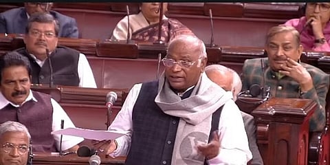 ರಾಜ್ಯಸಭೆಯಲ್ಲಿ ಮಾತನಾಡಿದ ಖರ್ಗೆ
