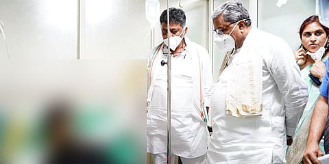 ವಿಕ್ಟೋರಿಯಾ ಆಸ್ಪತ್ರೆಗೆ ಸಿಎಂ ಸಿದ್ದರಾಮಯ್ಯ-ಡಿಸಿಎಂ ಡಿಕೆ ಶಿವಕುಮಾರ್ ಭೇಟಿ
