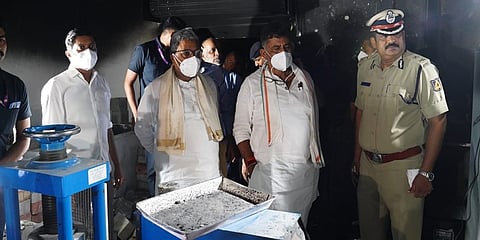 ಅಗ್ನಿ ಅವಘಡ ಸಂಭವಿಸಿದ ಬಿಬಿಎಂಪಿ ಕೇಂದ್ರ ಕಚೇರಿಯ ಲ್ಯಾಬ್ ಗೆ ಭೇಟಿ ನೀಡಿ ಪರಿಶೀಲಿಸಿದ ಮುಖ್ಯಮಂತ್ರಿ ಹಾಗೂ ಉಪ ಮುಖ್ಯಮಂತ್ರಿ