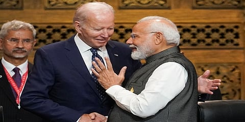 ಅಮೆರಿಕ ಅಧ್ಯಕ್ಷ ಜೋ ಬೈಡನ್ ಜೊತೆಗೆ ಪ್ರಧಾನಿ ಮೋದಿ