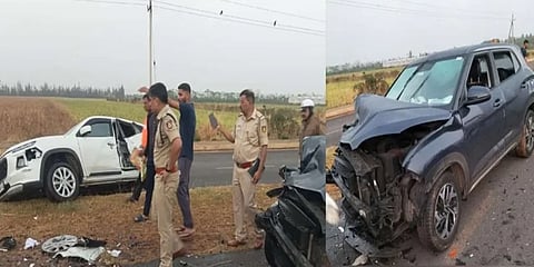 ಅಪಘಾತದ ನಂತರದ ದೃಶ್ಯ