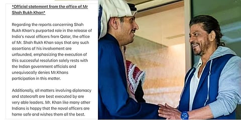 ನಟ ಶಾರುಖ್ ಖಾನ್ ಸ್ಪಷ್ಟನೆ