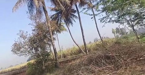 ಒತ್ತುವರಿ ಮಾಡಿಕೊಂಡ ಜಮೀನು
