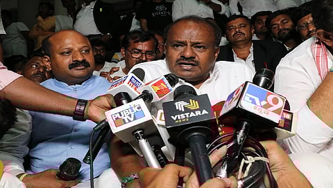ರಾಮನಗರ ಪ್ರತಿಭಟನೆಯಲ್ಲಿ ಎಚ್.ಡಿ ಕುಮಾರಸ್ವಾಮಿ
