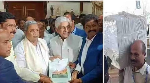 ಜಾತಿ ಗಣತಿ ವರದಿ ಸ್ವೀಕರಿಸಿದ ಸಿಎಂ ಸಿದ್ದರಾಮಯ್ಯ