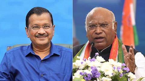 ಅರವಿಂದ್ ಕೇಜ್ರಿವಾಲ್ - ಮಲ್ಲಿಕಾರ್ಜನ ಖರ್ಗೆ