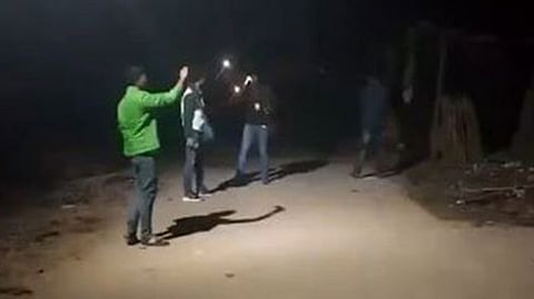 ಘರ್ಷಣೆ ನಡೆದ ಸ್ಥಳದ ಚಿತ್ರ