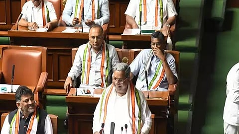 ವಿಧಾನ ಸಭೆಯಲ್ಲಿ ಬಜೆಟ್ ಮಂಡನೆ ವೇಳೆ ಸಿಎಂ ಸಿದ್ದರಾಮಯ್ಯ.