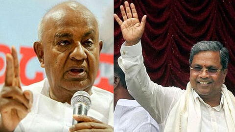 ಜೆಡಿಎಸ್ ವರಿಷ್ಠ ಎಚ್ ಡಿ ದೇವೇಗೌಡ ಹಾಗೂ ಸಿಎಂ ಸಿದ್ದರಾಮಯ್ಯ