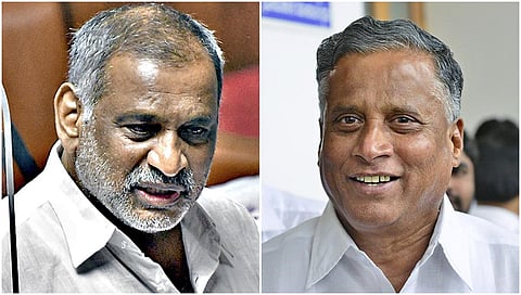 ಜೆ.ಸಿ ಮಾಧುಸ್ವಾಮಿ ಮತ್ತು ವಿ. ಸೋಮಣ್ಣ