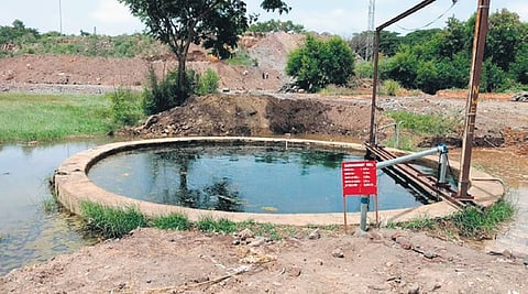 ರೈಲ್ವೆ ಗಾಲಿ ಕಾರ್ಖಾನೆಯಲ್ಲಿರುವ ತೆರೆದ ಬಾವಿ