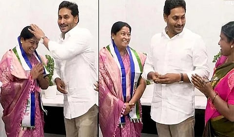 ಜೆ ಶಾಂತಾ-ಜಗನ್ ಮೋಹನ್ ರೆಡ್ಡಿ