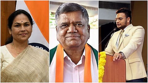 ಶೋಭಾ, ಜಗದೀಶ್ ಶೆಟ್ಟರ್ ಮತ್ತು ಯದುವೀರ್ ಒಡೆಯರ್