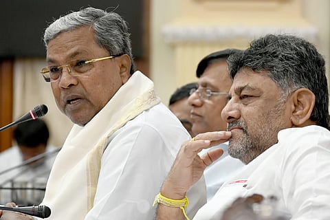 ಸಿಎಂ ಸಿದ್ದರಾಮಯ್ಯ-ಡಿಸಿಎಂ ಡಿಕೆ.ಶಿವಕುಮಾರ್.