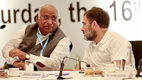 ರಾಹುಲ್ ಗಾಂಧಿ ಮತ್ತು ಮಲ್ಲಿಕಾರ್ಜುನ ಖರ್ಗೆ