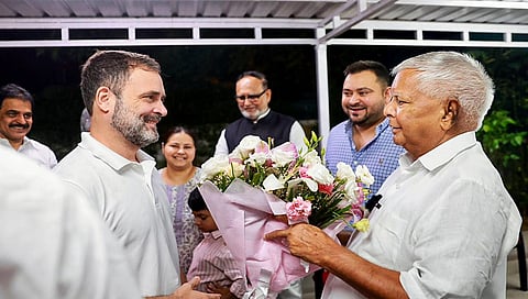 ರಾಹುಲ್ ಗಾಂಧಿ-ಲಾಲೂ ಪ್ರಸಾದ್ ಯಾದವ್ ಸಾಂದರ್ಭಿಕ ಚಿತ್ರ