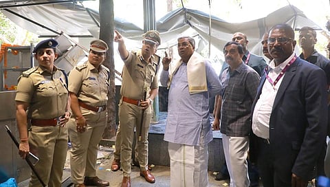 ಸ್ಫೋಟ ಸಂಭವಿಸಿದ ಕೆಫೆಗೆ ಸಿಎಂ ಸಿದ್ಧರಾಮಯ್ಯ ಭೇಟಿ