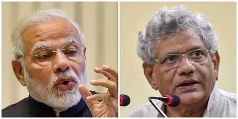 ಪ್ರಧಾನಿ ಮೋದಿ - ಸೀತಾರಾಂ ಯೆಚೂರಿ