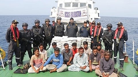 Pakistan boat seized in Gujarat coast