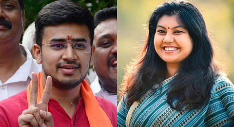ತೇಜಸ್ವಿ ಸೂರ್ಯ ಮತ್ತು ಸೌಮ್ಯಾ ರೆಡ್ಡಿ: 