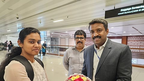 ತಾಯ್ನಾಡಿಗೆ ಮರಳಿದ ಆ್ಯನ್‌ ಟೆಸ್ಸಾ ಜೋಸೆಫ್‌ 