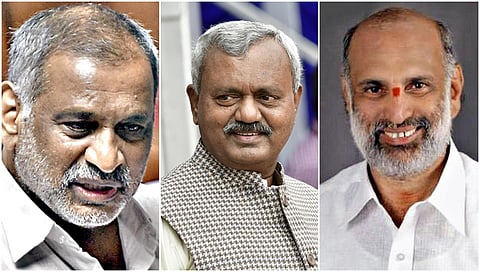 ಮಾಧುಸ್ವಾಮಿ, ಸೋಮಶೇಖರ್ ಮತ್ತು ಶಿವರಾಮ್ ಹೆಬ್ಬಾರ್