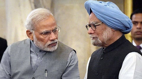 Manmohan Singh-PM Modi