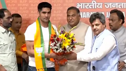 ಬಿಜೆಪಿ ಸೇರಿದ ಬಾಕ್ಸರ್ ವಿಜೇಂದರ್ ಸಿಂಗ್