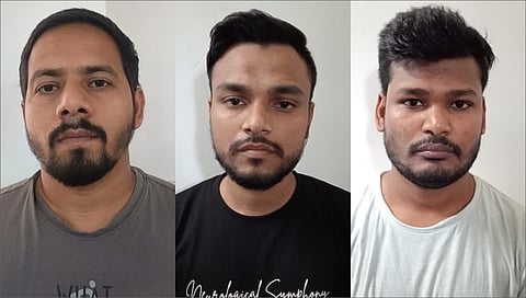 ಬಂಧಿತ ಮೂವರು ಪಶ್ಚಿಮ ಬಂಗಾಳದ ಆರೋಪಿಗಳು