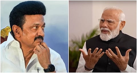 DMK leader Stalin-PM Modi