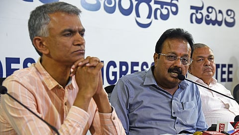ಜಂಟಿ ಸುದ್ದಿಗೋಷ್ಠಿಯಲ್ಲಿ ಕೃಷ್ಣ ಬೈರೇಗೌಡ, ಎನ್ ಚೆಲುವರಾಯಸ್ವಾಮಿ, ರಾಮಲಿಂಗಾರೆಡ್ಡಿ