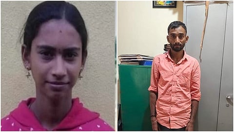 ವಿದ್ಯಾರ್ಥಿನಿ ಮೀನಾ ಮತ್ತು ಆರೋಪಿ ಪ್ರಕಾಶ್ (ಸಂಗ್ರಹ ಚಿತ್ರ)