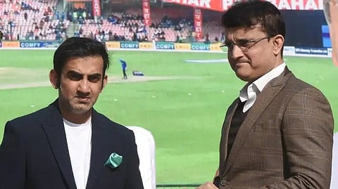Gautam Gambhir- Sourav Ganguly