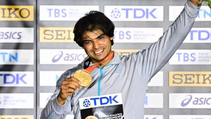 Neeraj Chopra wins gold in Federation Cup