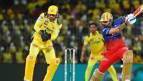 ಸಿಎಸ್‌ಕೆ vs ಆರ್‌ಸಿಬಿ ಪಂದ್ಯದಲ್ಲಿ ಎಂಸ್ ಧೋನಿ-ವಿರಾಟ್ ಕೊಹ್ಲಿ