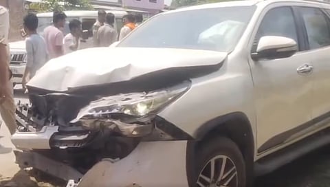 ಅಪಘಾತಕ್ಕೊಳಗಾದ ವಾಹನ