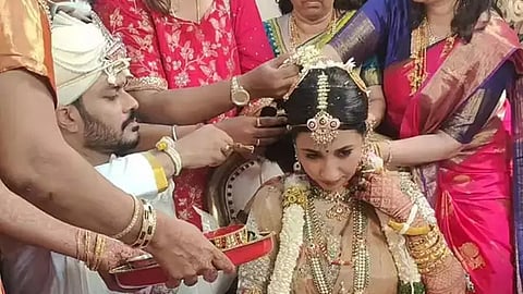 ವೈವಾಹಿಕ ಜೀವನಕ್ಕೆ ಕಾಲಿಟ್ಟ ಮಾನ್ವಿತಾ