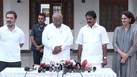 ಕಾಂಗ್ರೆಸ್ ನಾಯಕರ ಸುದ್ದಿಗೋಷ್ಠಿ