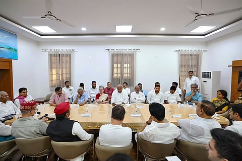 ಇಂಡಿಯಾ ಬಣದ ನಾಯಕರ ಸಭೆ