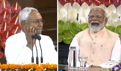 ನಿತೀಶ್ ಕುಮಾರ್-ನರೇಂದ್ರ ಮೋದಿ