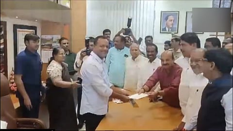 Basavaraj Bommai submits his resignation