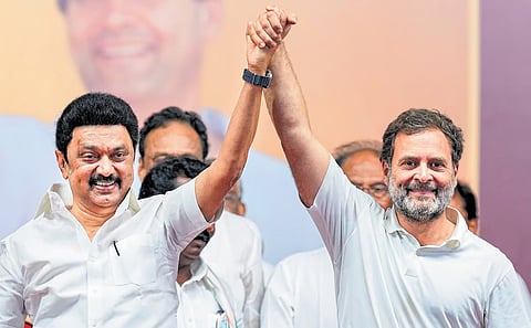 ಎಂಕೆ ಸ್ಟಾಲಿನ್ - ರಾಹುಲ್ ಗಾಂಧಿ