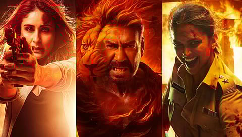 ಸಿಂಗಂ ಎಗೇನ್ ಚಿತ್ರದಲ್ಲಿ ಕರೀನಾ ಕಪೂರ್, ಅಜಯ್ ದೇವಗನ್ ಮತ್ತು ದೀಪಿಕಾ ಪಡುಕೋಣೆ