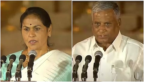 ಶೋಭಾ ಕರಂದ್ಲಾಜೆ, ವಿ ಸೋಮಣ್ಣ ಪ್ರಮಾಣ