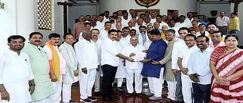 ರಾಜ್ಯಪಾಲರಿಗೆ ಬಿಜೆಪಿ ನಿಯೋಗದ ದೂರು