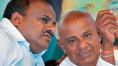 ದೇವೇಗೌಡ- ಕುಮಾರಸ್ವಾಮಿ