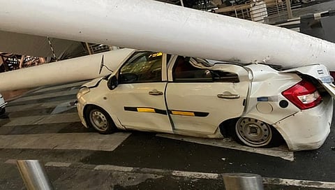 A portion of the roof of Terminal 1 collapsed around 5 am on June 28, 2024.
