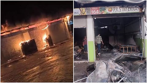 ಹೊತ್ತಿಕೊಂಡು ಉರಿದ ಬೆಂಕಿಗೆ ವಸ್ತುಗಳು ಆಹುತಿ 