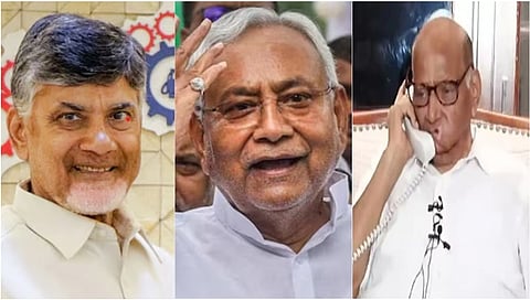 ಚಂದ್ರಬಾಬು ನಾಯ್ಡು-ನಿತೀಶ್ ಕುಮಾರ್-ಶರದ್ ಪವಾರ್