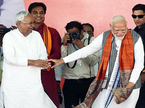 ನಿತೀಶ್ ಕುಮಾರ್ - ನರೇಂದ್ರ ಮೋದಿ